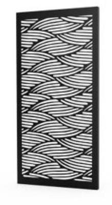 Gerofence Aluminium Alu Waves Schutting Lengte: 1000 Breedte: 5 Hoogte: 1800 - Geroba