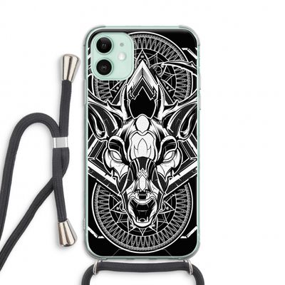 Oh Deer: iPhone 11 Transparant Hoesje met koord