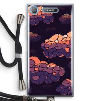 Patroon Wolken: Sony Xperia XZ1 Transparant Hoesje met koord