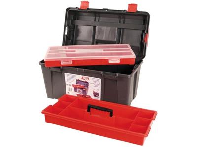 Tayg gereedschapskoffer 480 x 258 x 255 mm met inlegbak en sorteerbak - Velleman