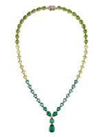 Anabela Chan collier Emerald Nova en or vermeil 18ct - Vert