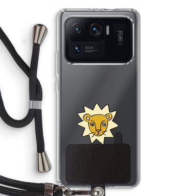 Kleine leeuw: Xiaomi Mi 11 Ultra Transparant Hoesje met koord