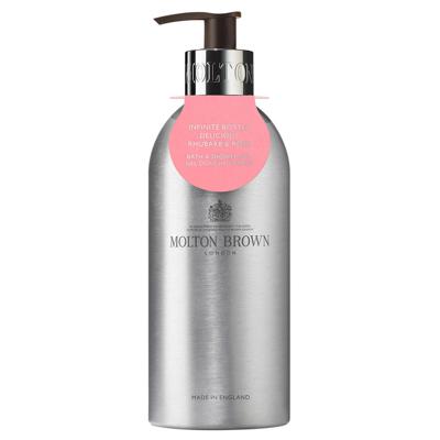 Molton Brown Delicious Rhubarb & Rose Bath & Shower Gel Infinite Bottle 400ml