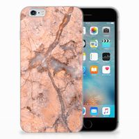 Apple iPhone 6 | 6s TPU Siliconen Hoesje Marmer Oranje