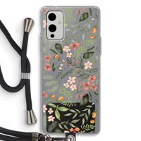Sweet little flowers: OnePlus 9 Transparant Hoesje met koord