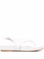 Stuart Weitzman sandales Summer Thong à bout ouvert - Blanc - thumbnail