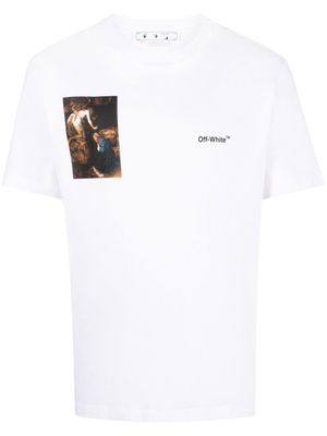 Off-White t-shirt à imprimé Caravaggio - Blanc