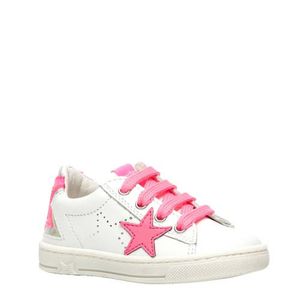 Scapino Groot leren sneakers wit/roze Scapino Groot leren sneakers wit/roze