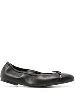 Stuart Weitzman ballerines Bardot en cuir - Noir