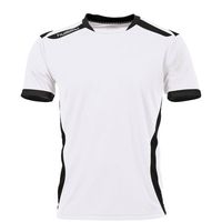 Hummel 110106 Club Shirt Korte Mouw - White-Black - XXL