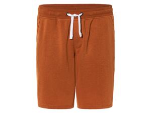 LIVERGY Heren sweat korte broek (XL (56/58), Oranje)