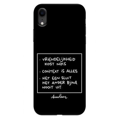 Mijn Motto's: iPhone XR Tough Case