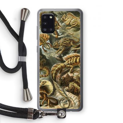 Haeckel Lacertilia: Samsung Galaxy A31 Transparant Hoesje met koord
