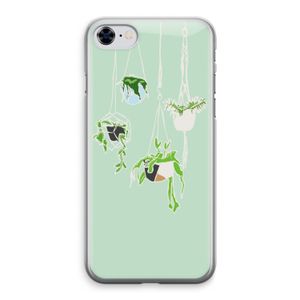 Hang In There: iPhone 8 Transparant Hoesje