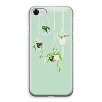 Hang In There: iPhone 8 Transparant Hoesje
