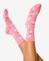 HEMA Sokken Met Katoen Take A Chance Roze (roze) - thumbnail