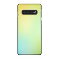 Minty mist pastel: Samsung Galaxy S10 4G Volledig Geprint Hoesje
