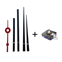 XL-wijzerset + stil uurwerk