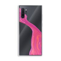 Paarse stroom: Samsung Galaxy Note 10 Plus Transparant Hoesje