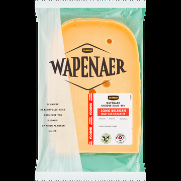 Wapenaer Goudse Kaas Jong Belegen 48+ Voordeelverpakking Plakken ca. 350 g bij Jumbo