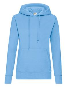 Fruit Of The Loom F409 Ladies´ Classic Hooded Sweat - Sky Blue - L