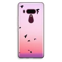 Fly away: HTC U12+ Transparant Hoesje