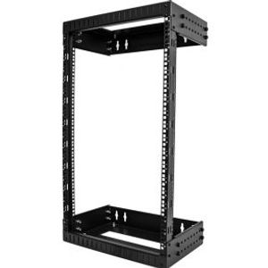 StarTech.com 18U 19 Wandmonteerbare Server Rack, Verstelbare Diepte 12-20 , 2 Post Open Frame Serve