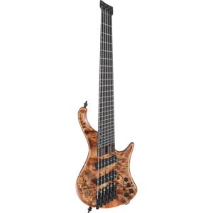 Ibanez EHB1506MS Bass Workshop Antique Brown Stained Low Gloss 6-snarige headless basgitaar met gigbag