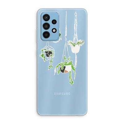 Hang In There: Samsung Galaxy A52 Transparant Hoesje