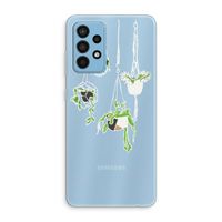 Hang In There: Samsung Galaxy A52 Transparant Hoesje