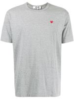 Comme Des Garçons Play t-shirt à broderies - Gris - thumbnail