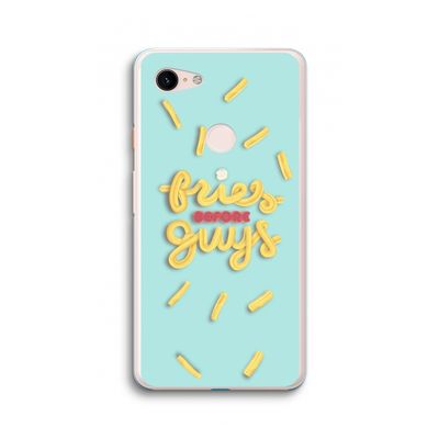 Always fries: Google Pixel 3 XL Transparant Hoesje