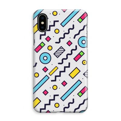 8-bit N°8: iPhone XS Max Volledig Geprint Hoesje