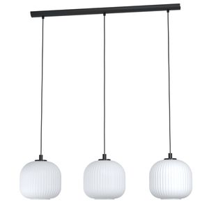EGLO Mantunalle hangende plafondverlichting Flexibele montage E27 Zwart, Wit