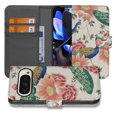 Pink Peacock Google Pixel 10 | 10 Pro | Book Case | Portemonnee hoesje