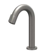 IVY Pact Fonteinkraan Gebogen - Opbouw - Laag - Geborsteld Metal Black PVD