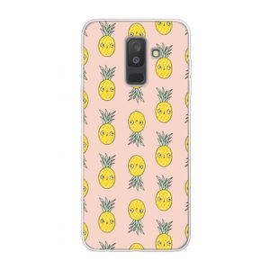 Ananas: Samsung Galaxy A6 Plus (2018) Transparant Hoesje