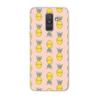 Ananas: Samsung Galaxy A6 Plus (2018) Transparant Hoesje
