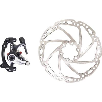 Shimano Mechanische schijfremset spyre achter zwart/zilver