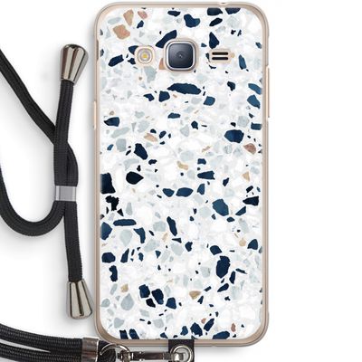 Terrazzo N°1: Samsung Galaxy J3 (2016) Transparant Hoesje met koord