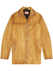 Diesel veste L-Nico en cuir - Tons neutres