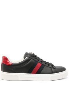 Gucci Ace side-stripe leather sneakers - Noir