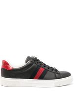 Gucci Ace side-stripe leather sneakers - Noir