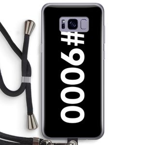 #9000: Samsung Galaxy S8 Plus Transparant Hoesje met koord