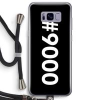 #9000: Samsung Galaxy S8 Plus Transparant Hoesje met koord