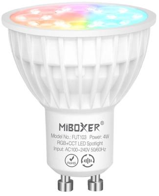 Mi-light RGB-CCT LED GU10 4 watt RF 2.4G LED0210