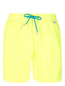 MC2 Saint Barth short de bain Pantone à patch logo - Jaune