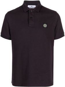 Stone Island polo à patch Compass - Violet