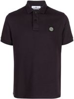 Stone Island polo à patch Compass - Violet - thumbnail