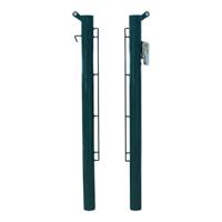80MM FIXED METALLIC DELUXE TENNIS POST-PAIR-
